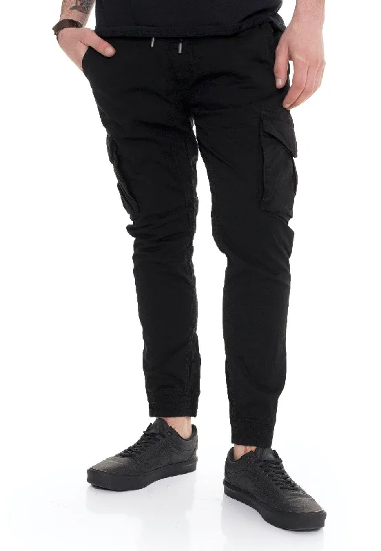 Alpha Industries - Cotton Twill Jogger Black - Pants