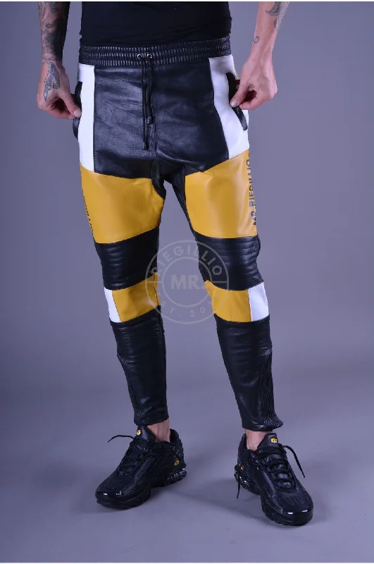 Leather Jogger Yellow *DISCONTINUED ITEM*