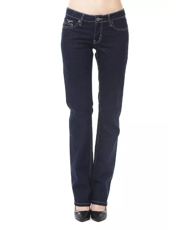 Ungaro Fever Women's Blue Cotton Jeans & Pant - W30 US