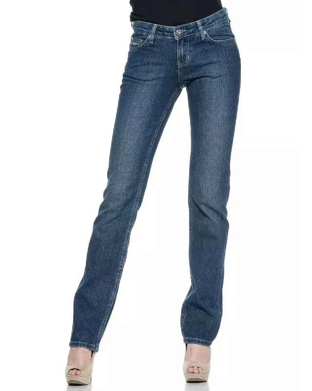 Ungaro Fever Women's Blue Cotton Jeans & Pant - W32 US