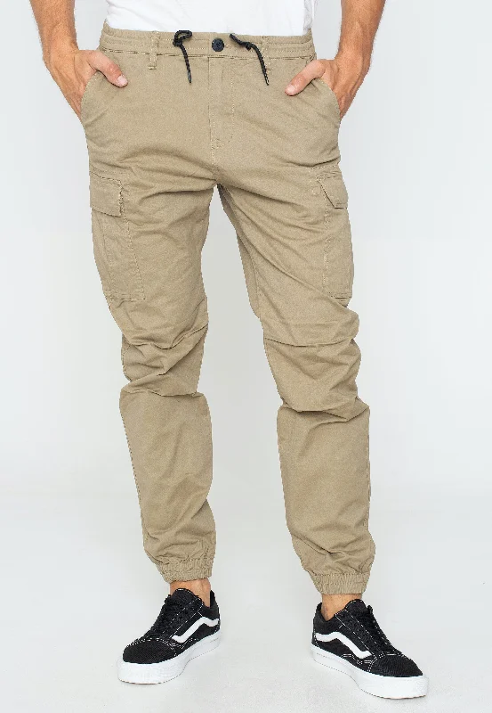 Vintage Industries - Vince Cargo Jogger Dark Khaki - Pants