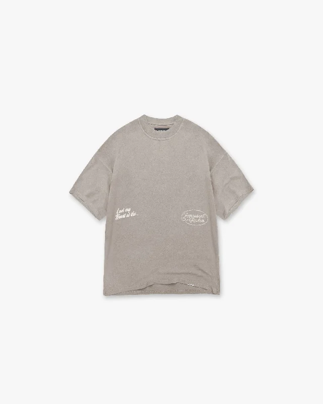 Chain Stitch Rodeo T-Shirt - Mudstone