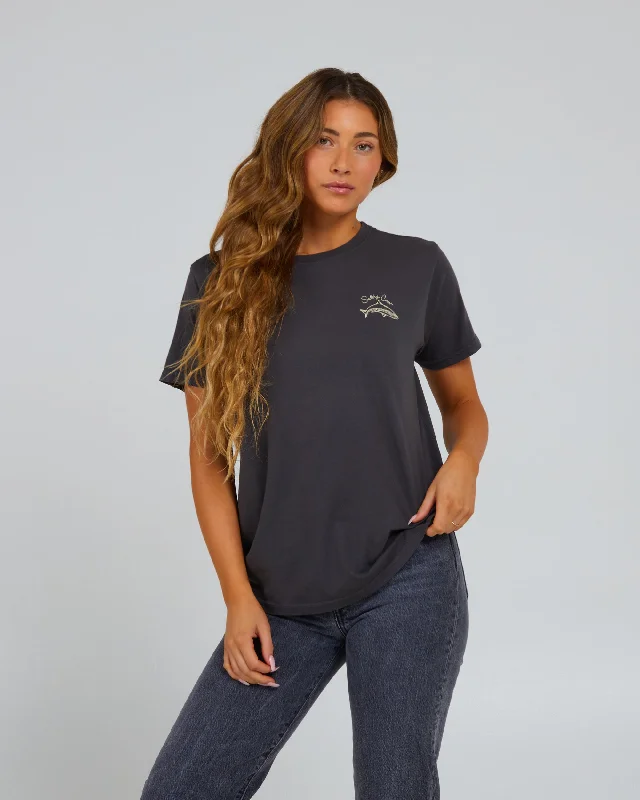 Love Bite Boyfriend Tee - Charcoal