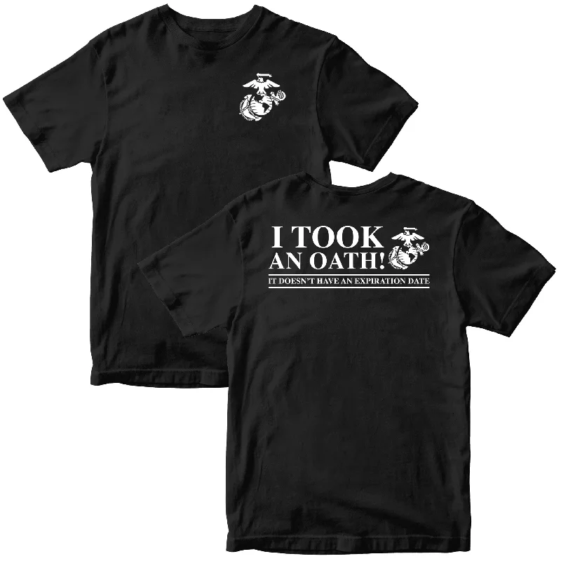 Marines I Took an Oath 2-Sided Tee