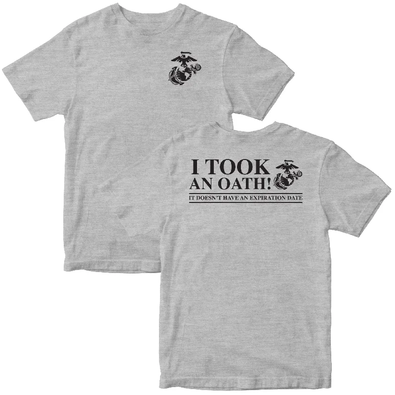 Marines I Took an Oath 2-Sided Tee