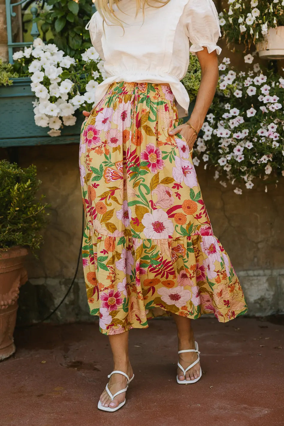 Cecily Floral Skirt