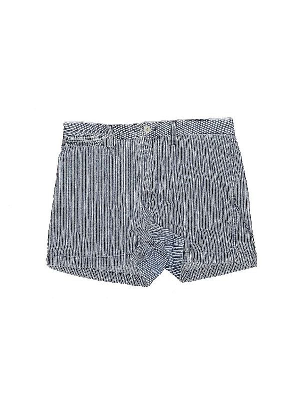 High-Rise Denim Shorts in Medium Wash