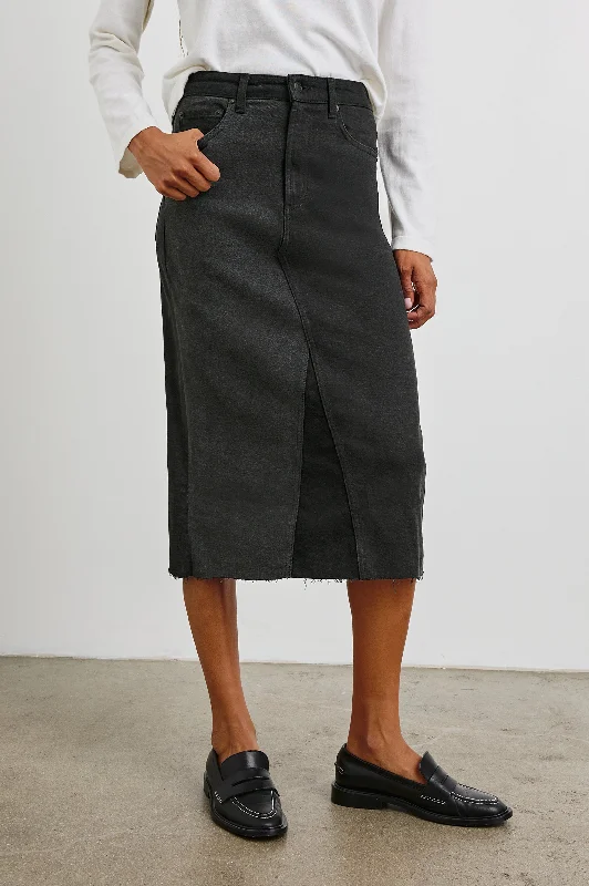 HIGHLAND SKIRT - BLACK PATCHWORK