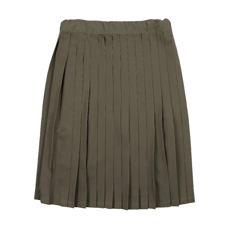 skirt pleated - green