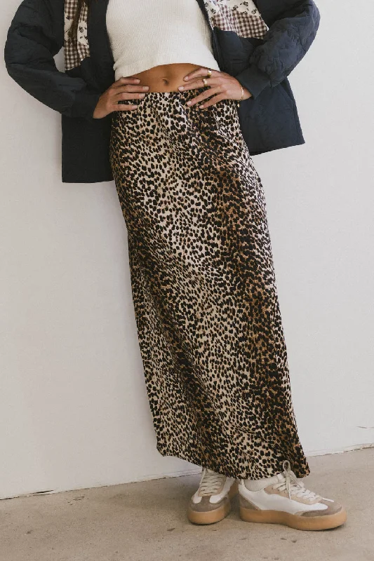 Marlo Leopard Skirt