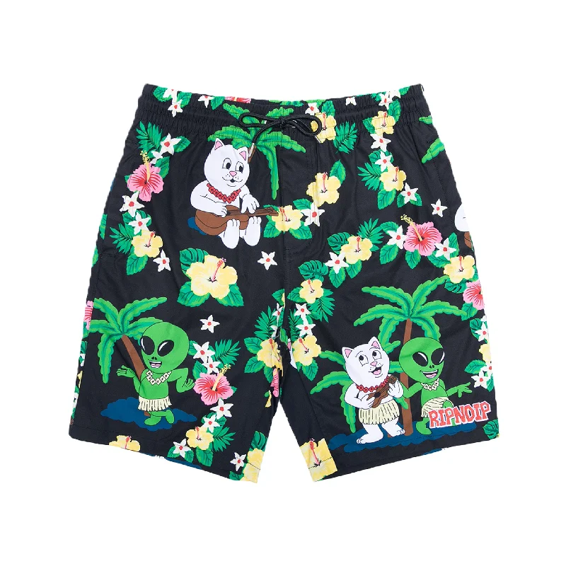 Aloha Nerm Swim Shorts (Black)