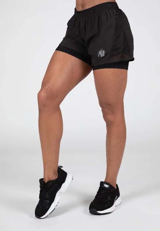 Portland 2-In-1 Shorts - Black