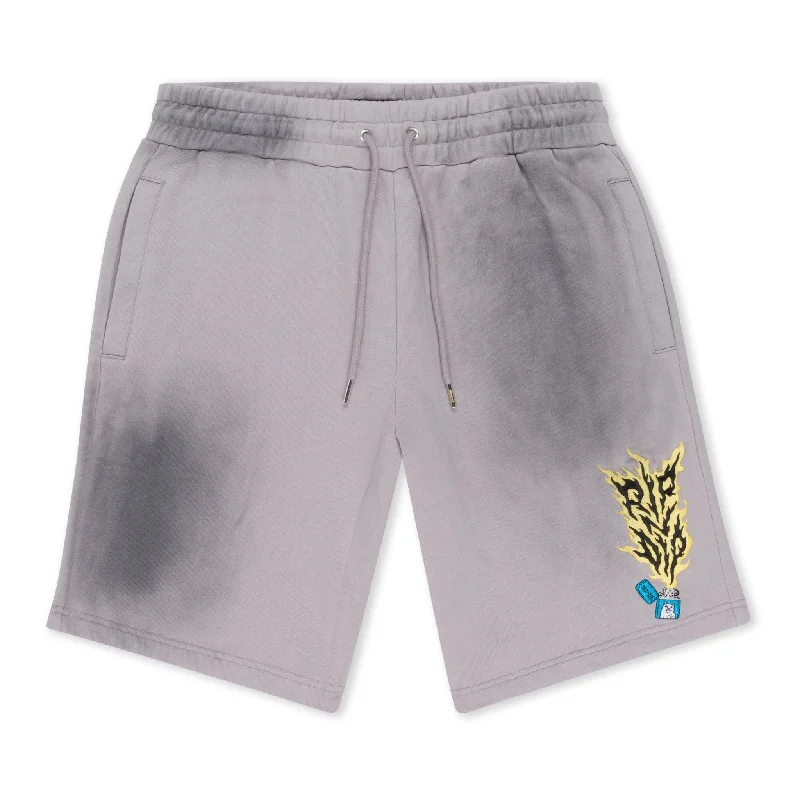 Ripnlit Sweatshorts (Charcoal Faded Dye)