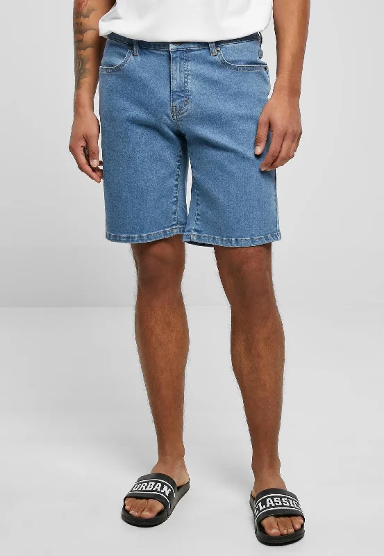 Urban Classics - Relaxed Fit Jeans Light Blue Washed - Shorts