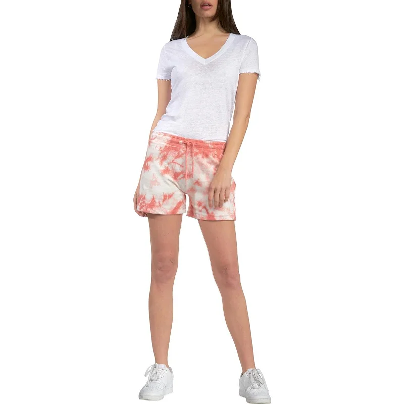 Womens Cotton Tie-Dye Shorts