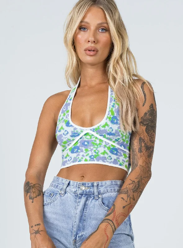 Hilson Top Blue / Green