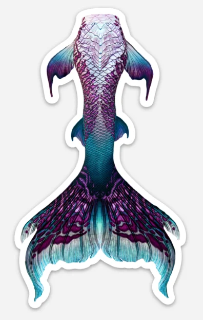 Asteria Merbella by Finfolk Signature Tail Sticker