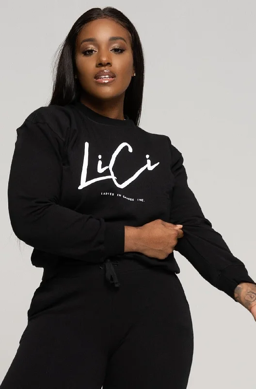 Black Ladies in Charge Crewneck