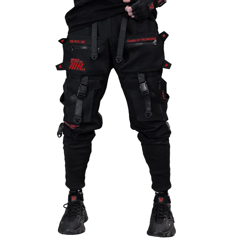 CG-Type 12X(U) Black Red Cargo Pants