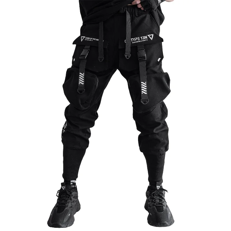 CG-Type 13N Black Cargo Pants