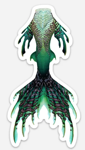 Eelia Merbella by Finfolk Signature Tail Sticker