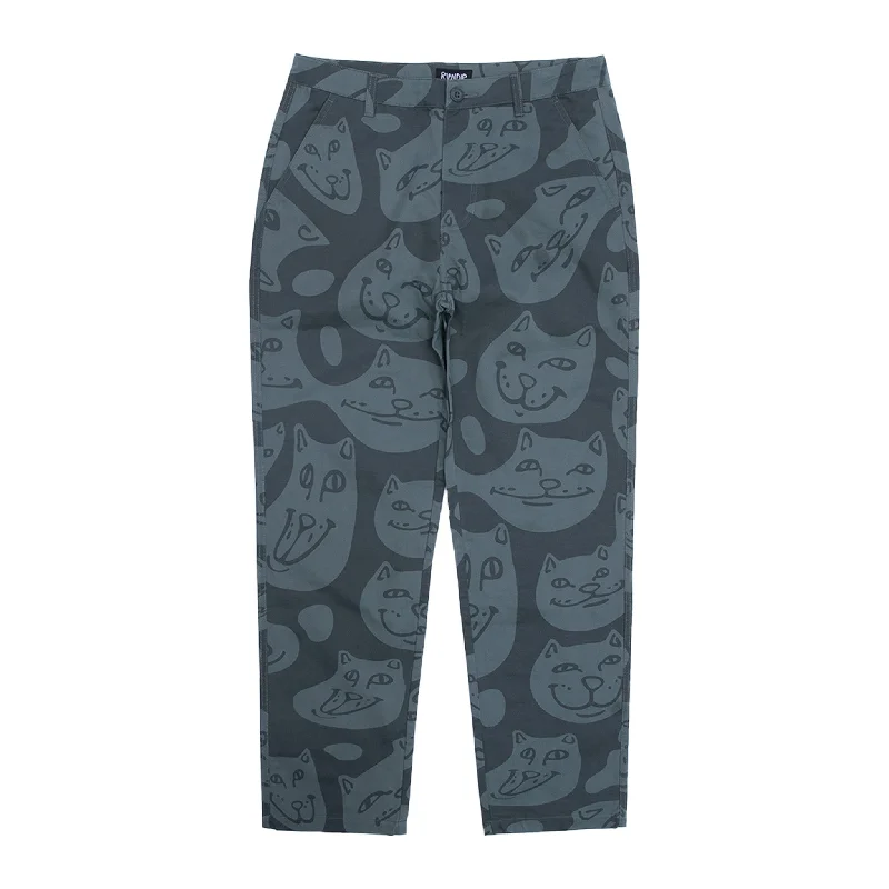 Many Faces Twill Pants (Charcoal)