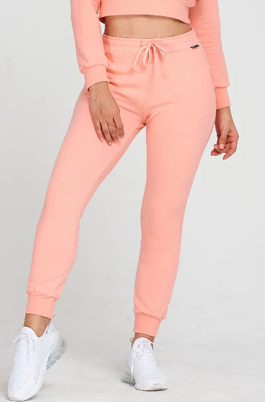 Pink Fitted Sweatpant