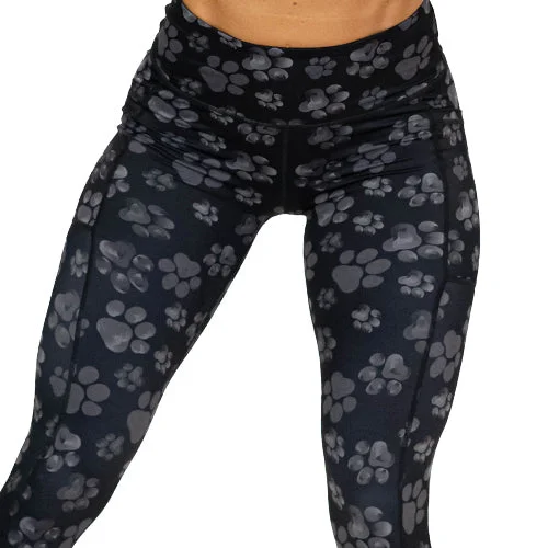 Paws Off Leggings | Shadow