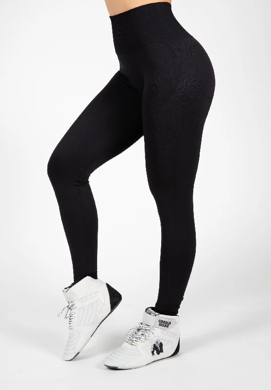 Yava Seamless Leggings - Black