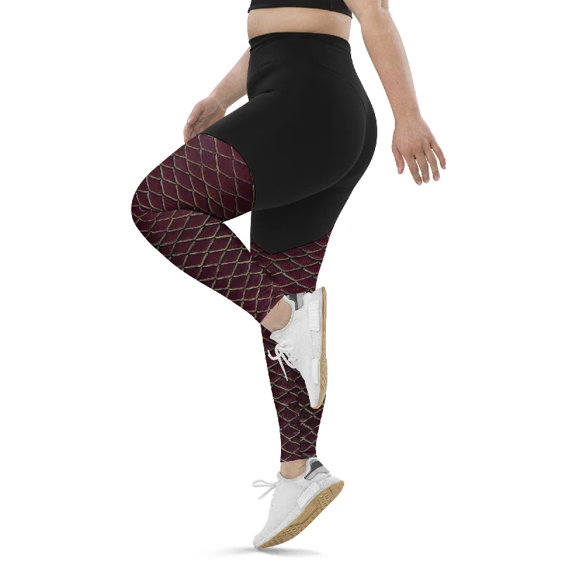 Yule Tide Sports Leggings